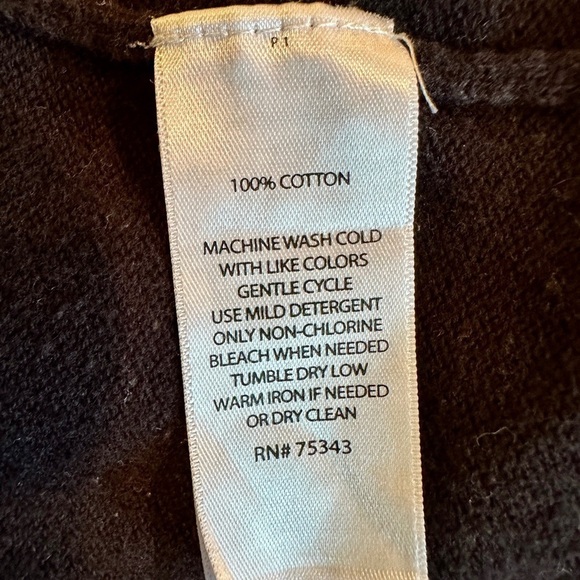 PORTER & ASH, MENS LONG SLEEVE, NAVY BLUE, HENLEY SWEATER. SIZE XL - Picture 4 of 4